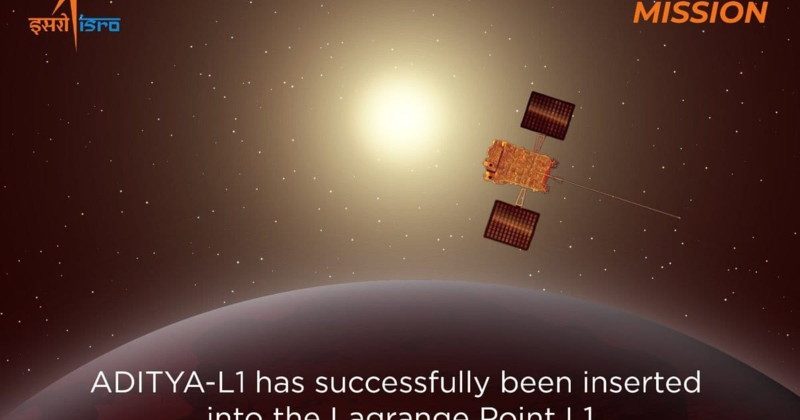 ISRO successfully injected Aditya L1 satellite into final orbi