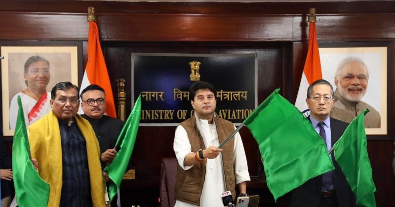 flags off flight from Ayodhya to Ahmedabad