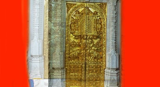 Ram Lala temple has a golden door which is 12 feet high and 8 feet wide
