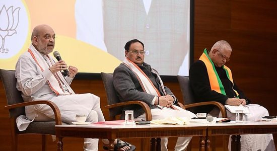 Meeting of key BJP workers in preparation for Lok Sabha elections