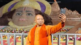 Patnaik made 23 feet high figure of Lord Shri Ram with sand sculpture