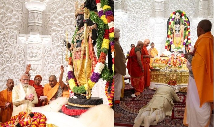 I believe that Lord Shri Ram will definitely forgive us today