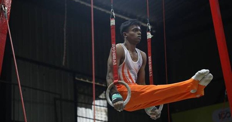 Aryan Dawande wins boys' artistic all-round gold