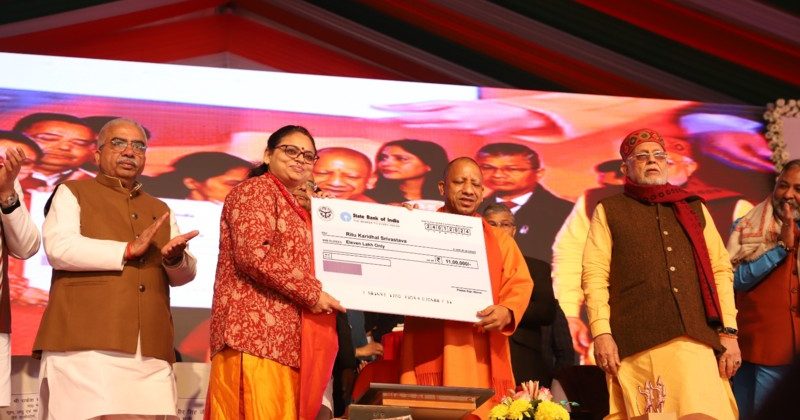 CM Yogi honored Lucknow-based scientist Dr. Ritu Karidhal Srivastava