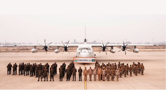 Joint military exercise of India and Saudi Arabia in Rajasthan