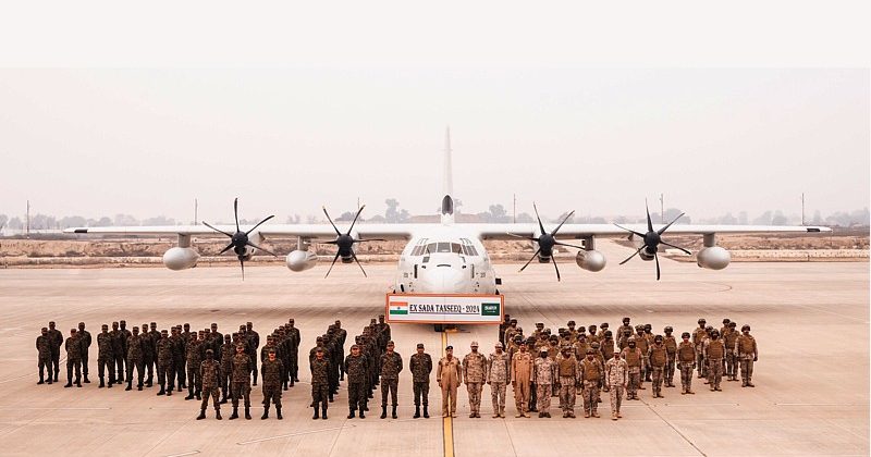 Joint military exercise of India and Saudi Arabia in Rajasthan