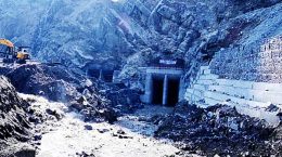 Successful diversion of Chenab River