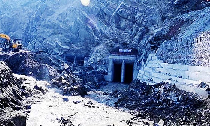 Successful diversion of Chenab River