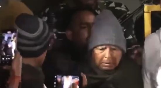 Lalu Yadav coming out after ED interrogation