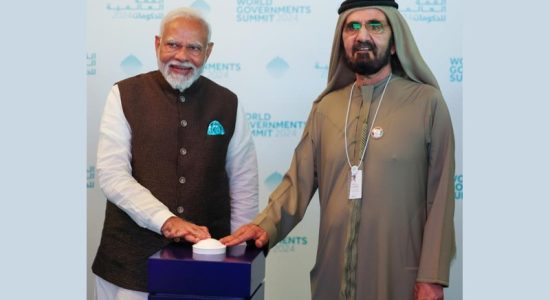 Foundation stone laid for Bharat Mart in Jebel Ali, Dubai