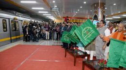 Agra gets metro gift before Holi, AI monitoring inside the metro station