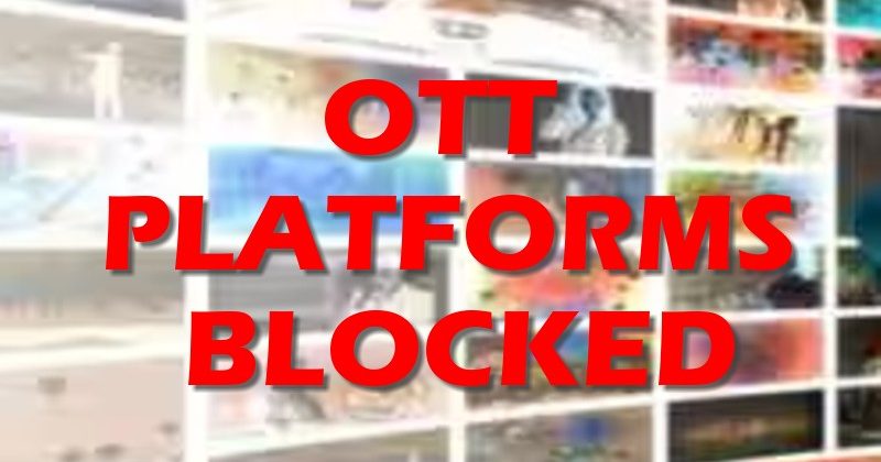 18 OTT platforms showing obscene content blocked