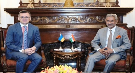 Jaishankar and Ukrainian Foreign Minister Dmytro Kuleba discussed Russia-Ukraine conflict