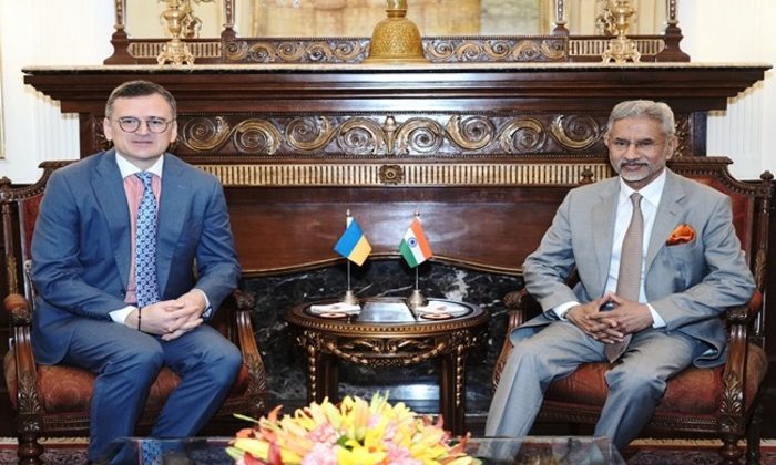 Jaishankar and Ukrainian Foreign Minister Dmytro Kuleba discussed Russia-Ukraine conflict