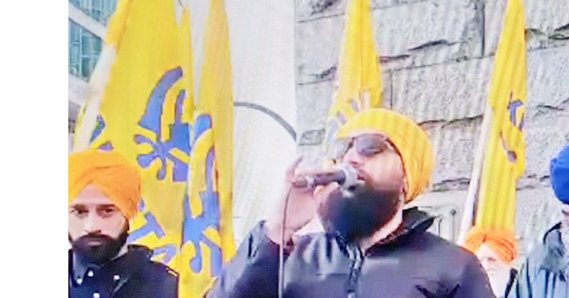 Khalistani supporters protested at Indian embassies in Canada