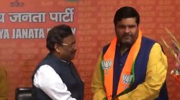 Congress leader Gaurav Vallabh, Anil Sharma and RJD leader Upendra join BJP.