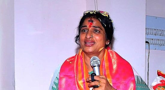 BJP candidate Madhavi Latha will compete with Owaisi