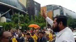 Shinde said, our target is to win 45 seats in Maharashtra