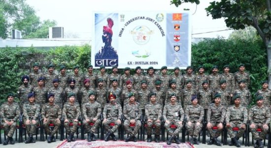 Army contingent leaves for India-Uzbekistan joint military exercise