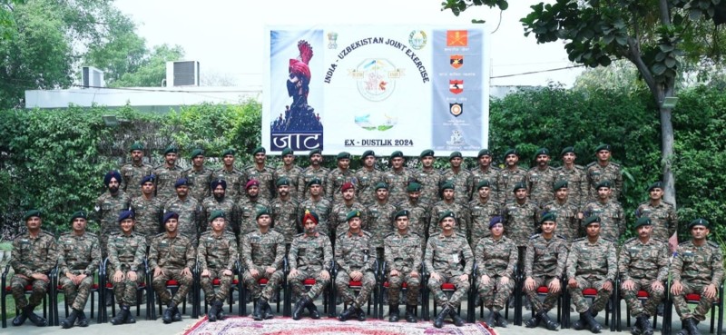 Army contingent leaves for India-Uzbekistan joint military exercise