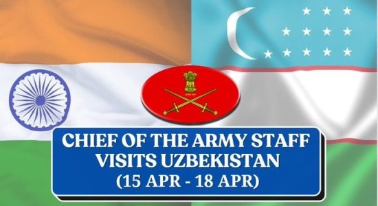 Army Chief General Manoj Pandey leaves for Uzbekistan visit