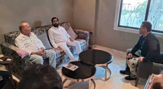 Maharashtra Chief Minister Eknath Shinde met Salman Khan