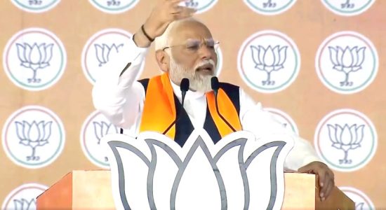 Modi said...those who once used to occupy 400 seats have come down to 40 seats