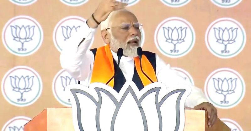 Modi said...those who once used to occupy 400 seats have come down to 40 seats