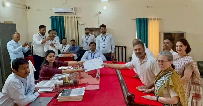 Rahul Gandhi filed his nomination from Rae Bareli
