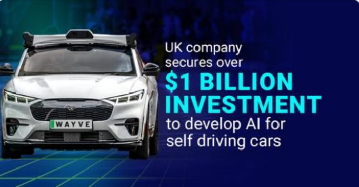 AI company Wayve will invest to develop self-driving vehicles