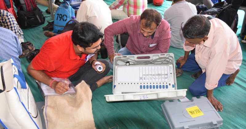 Voting on 96 seats in 9 states and one union territory on Monday