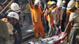 Hindustan Copper Limited officials were safely evacuated from the mine