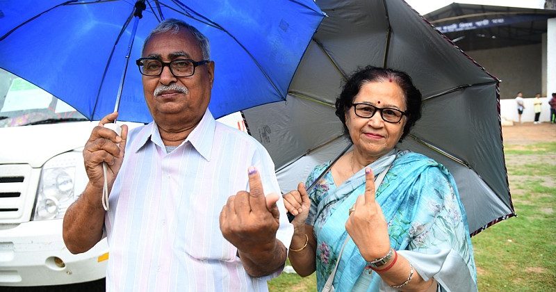 Around 66.95% voting took place in the first four phases so far