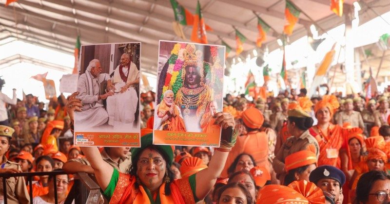 25 representatives from thirteen diplomatic missions will witness Modi's rally in Delhi