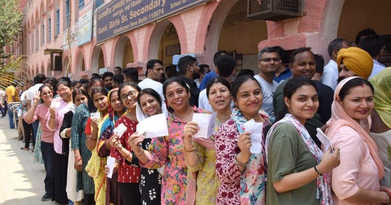 Voting completed in 486 parliamentary constituencies in Lok Sabha elections 2024
