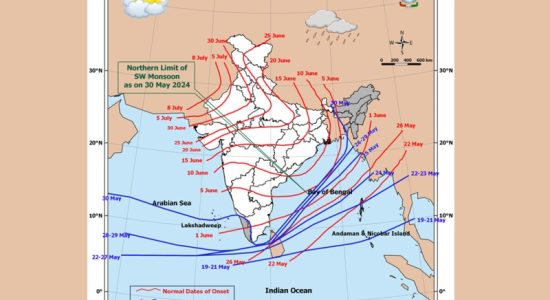 Monsoon enters Kerala, very heavy rain in Northeast India
