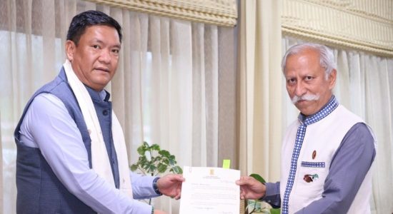 BJP government in Arunachal Pradesh and SKM government in Sikkim