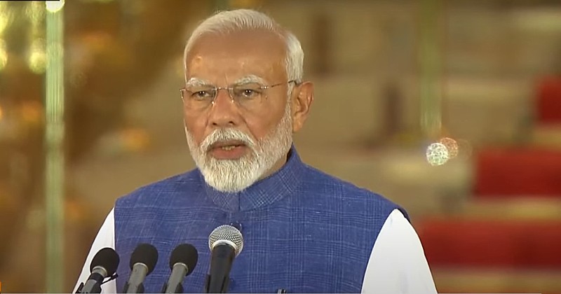 Narendra Modi took oath as Prime Minister for the third consecutive time