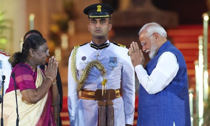 Rajnath Singh, Amit Shah, Nitin Gadkari, Sitharaman, became ministers for the third time