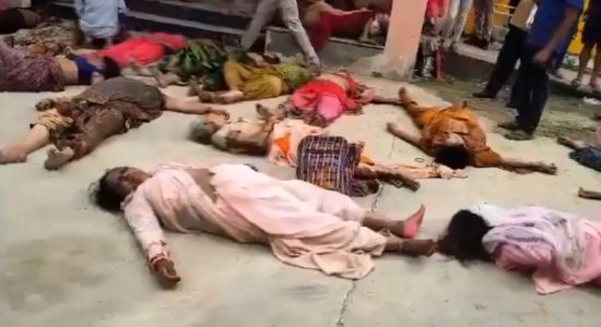 Report on Hathras accident, life lost while applying charan raj to Bhole Baba