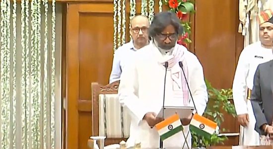 Hemant Soren took oath as the Chief Minister of Jharkhand