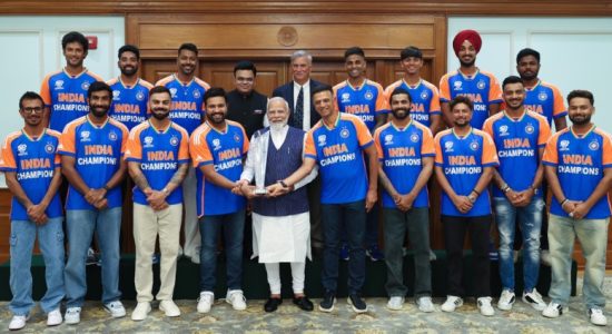 Modi meets ICC T20 World Cup winning team