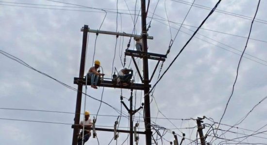 Four transmission towers damaged due to strong winds and tornado