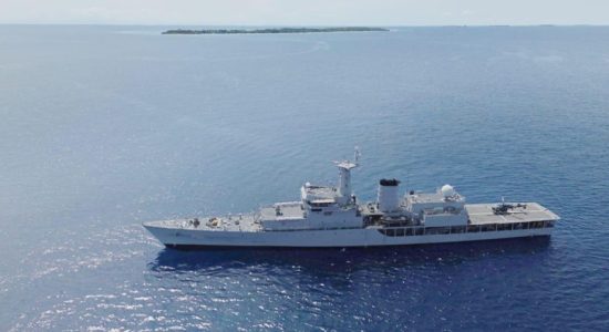 INS Sharda reached Maldives for exercise