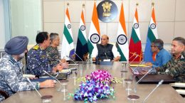 Defence Minister holds high-level meeting at South Block