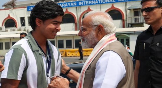 Modi meets young cricketer Vaibhav Suryavanshi