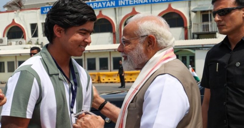 Modi meets young cricketer Vaibhav Suryavanshi