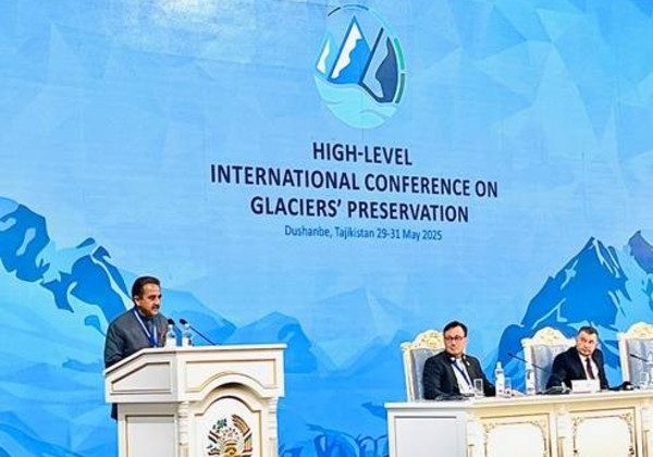 India expressed concern over rapid melting of glaciers