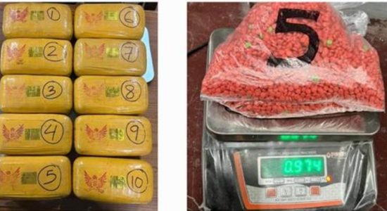 Drugs smuggled from Myanmar seized