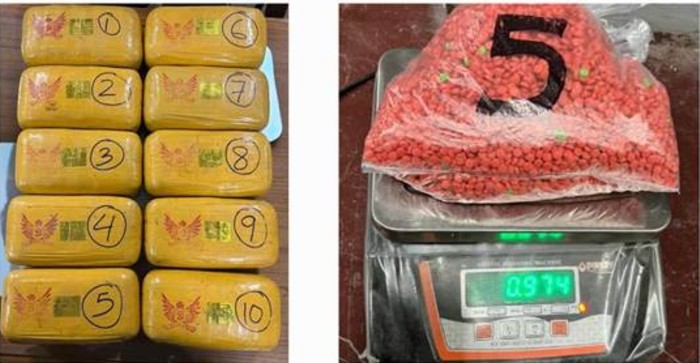 Drugs smuggled from Myanmar seized